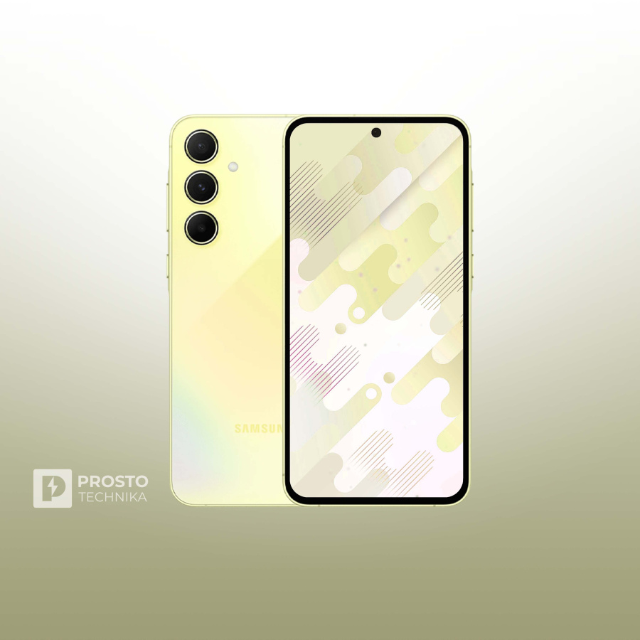Смартфон Samsung Galaxy A55 5G 256 ГБ, lemon